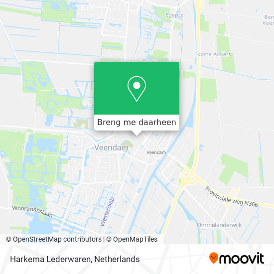 Harkema Lederwaren kaart