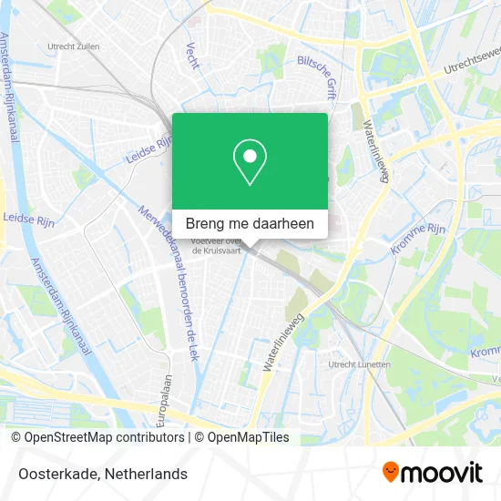 Oosterkade kaart