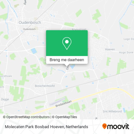 Molecaten Park Bosbad Hoeven kaart