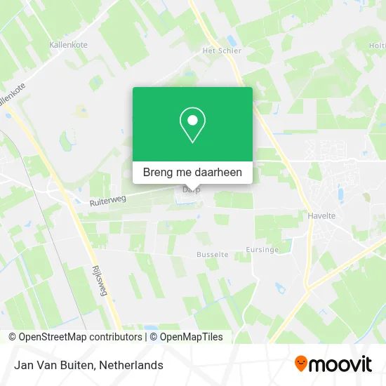Jan Van Buiten kaart