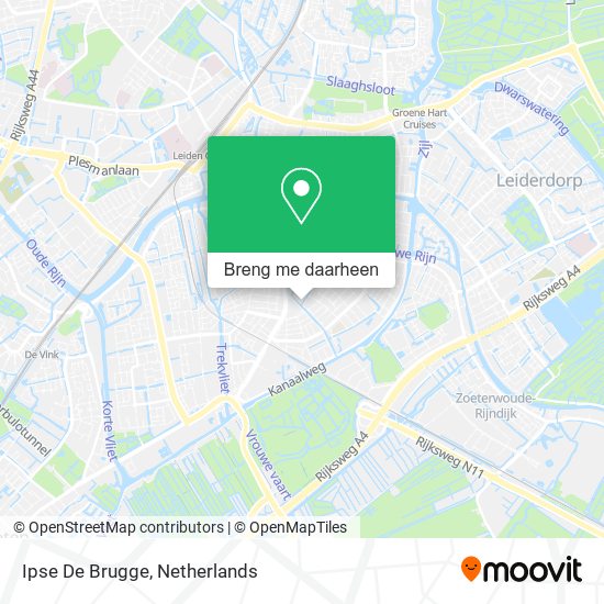 Ipse De Brugge kaart