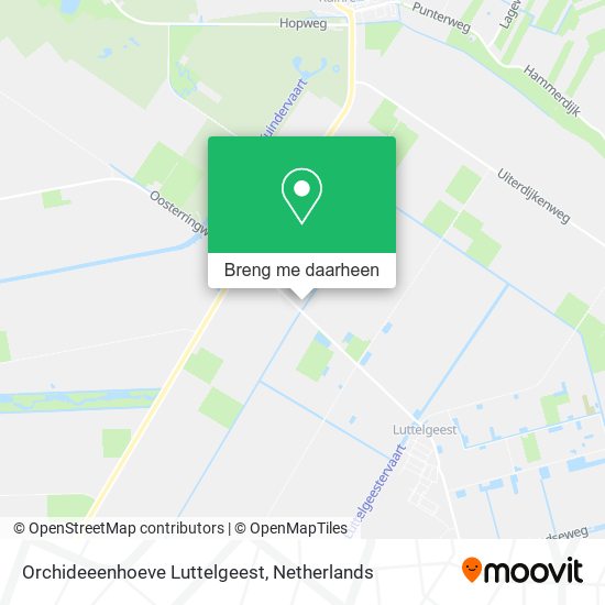 Orchideeenhoeve Luttelgeest kaart