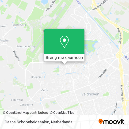 Daans Schoonheidssalon kaart