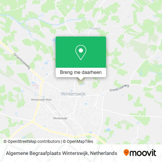 Algemene Begraafplaats Winterswijk kaart