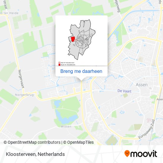 Kloosterveen kaart