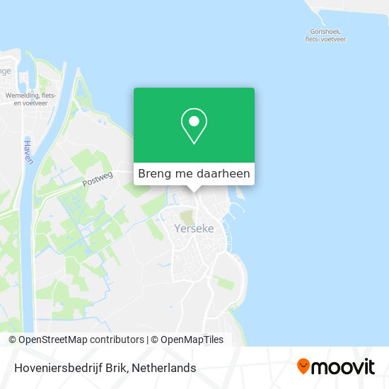 Hoveniersbedrijf Brik kaart