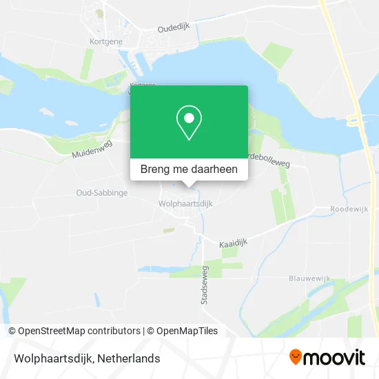 Wolphaartsdijk kaart