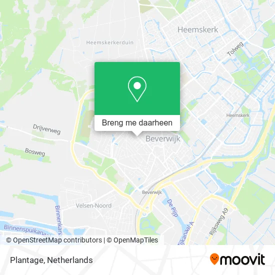 Plantage kaart