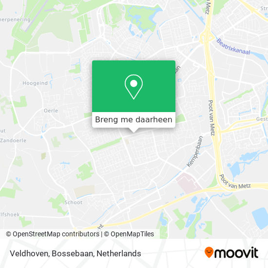 Veldhoven, Bossebaan kaart