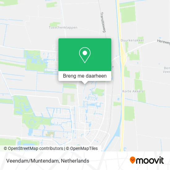 Veendam/Muntendam kaart