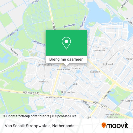 Van Schaik Stroopwafels kaart