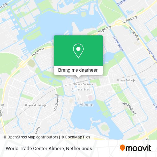World Trade Center Almere kaart