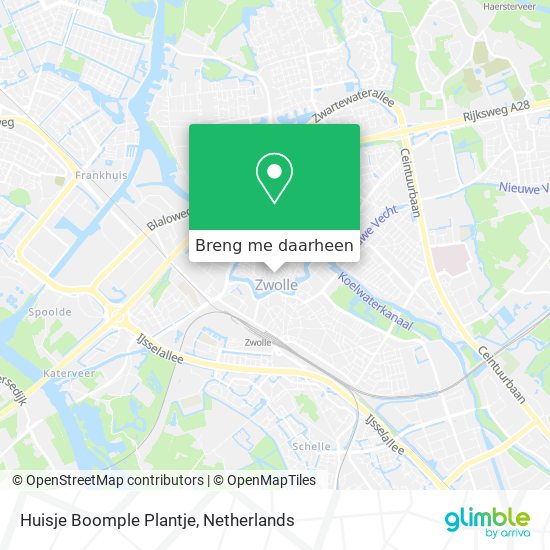 Huisje Boomple Plantje kaart