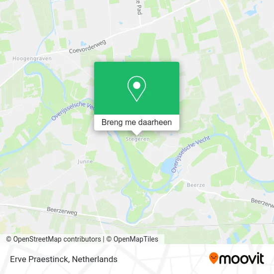 Erve Praestinck kaart