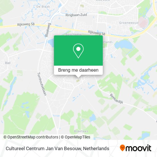 Cultureel Centrum Jan Van Besouw kaart