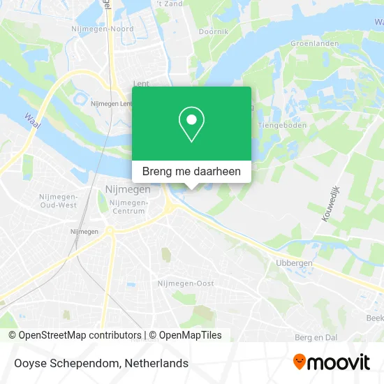 Ooyse Schependom kaart