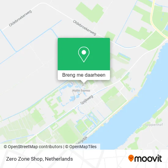 Zero Zone Shop kaart