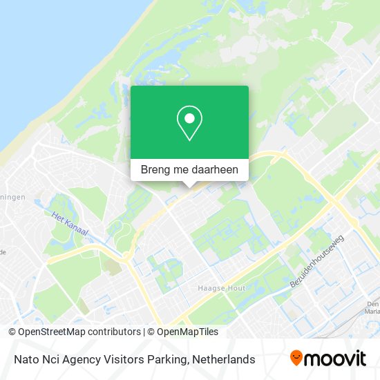 Nato Nci Agency Visitors Parking kaart