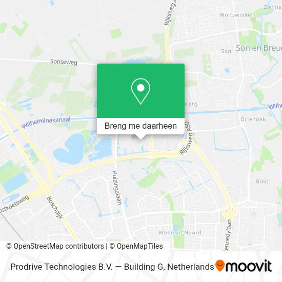 Prodrive Technologies B.V. — Building G kaart