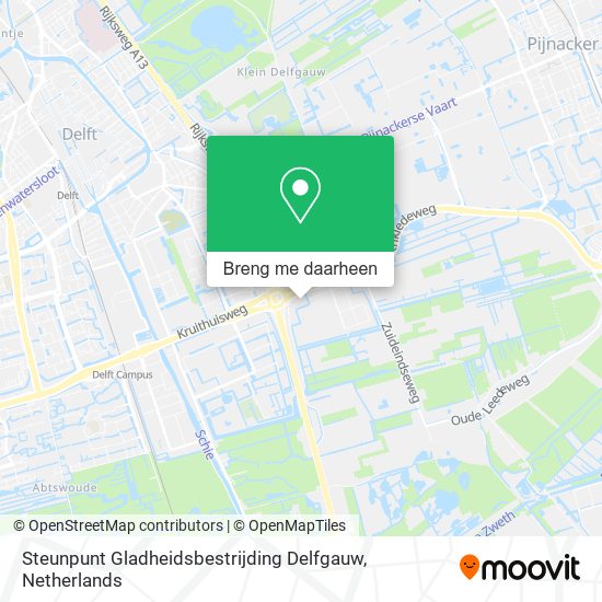 Steunpunt Gladheidsbestrijding Delfgauw kaart