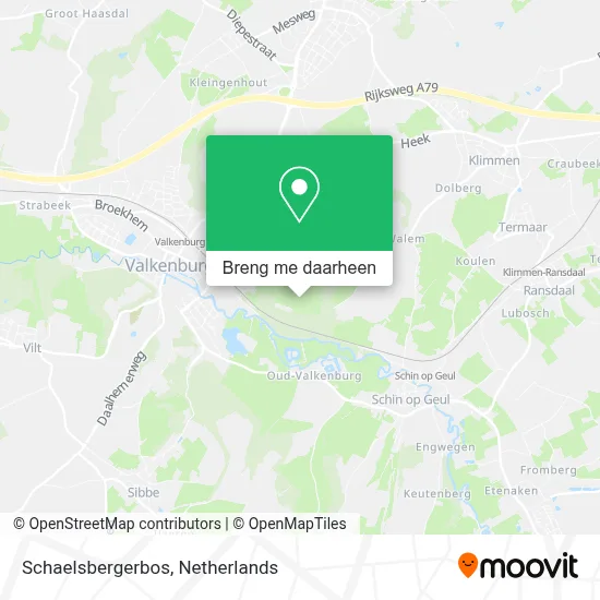 Schaelsbergerbos kaart