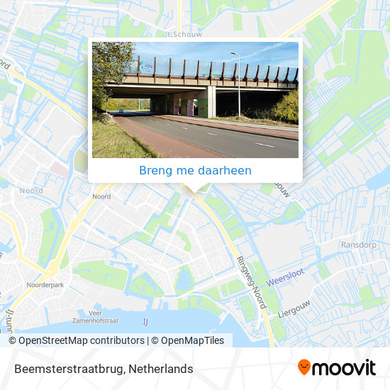 Beemsterstraatbrug kaart