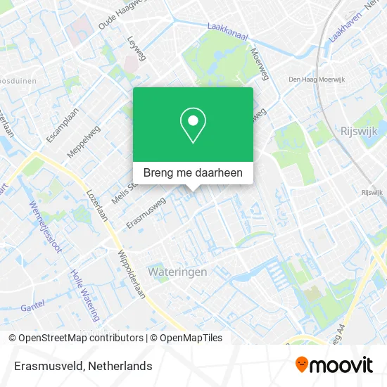 Erasmusveld kaart