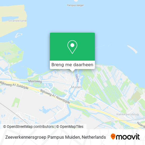 Zeeverkennersgroep Pampus Muiden kaart