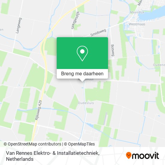 Van Rennes Elektro- & Installatietechniek kaart