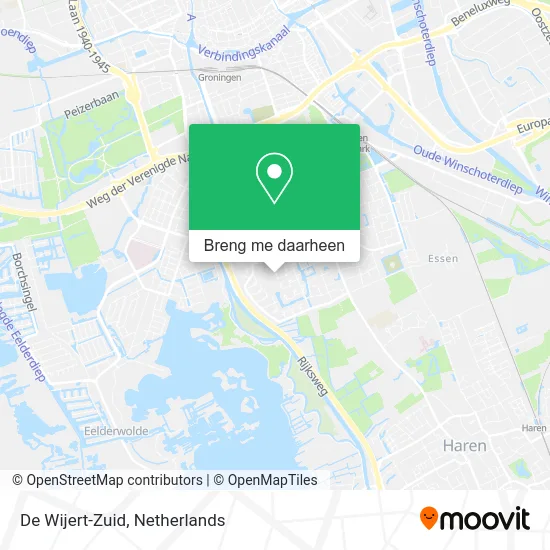 De Wijert-Zuid kaart