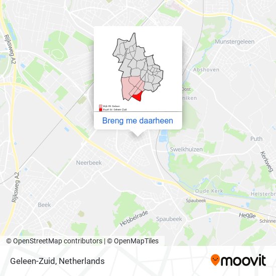 Geleen-Zuid kaart