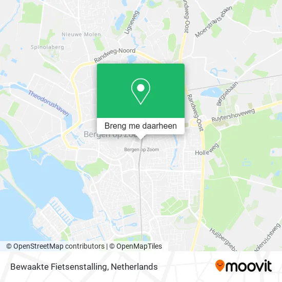 Bewaakte Fietsenstalling kaart