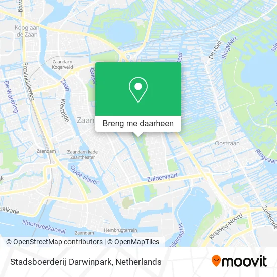 Stadsboerderij Darwinpark kaart