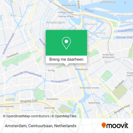 Amsterdam, Ceintuurbaan kaart