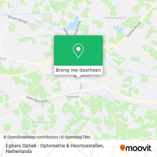 Egbers Optiek - Optometrie & Hoortoestellen kaart