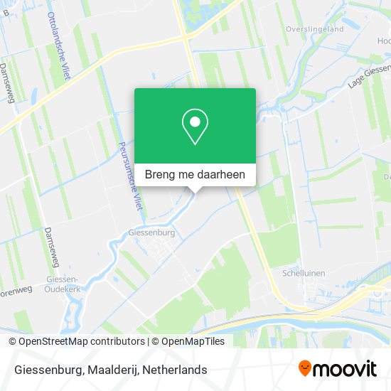 Giessenburg, Maalderij kaart