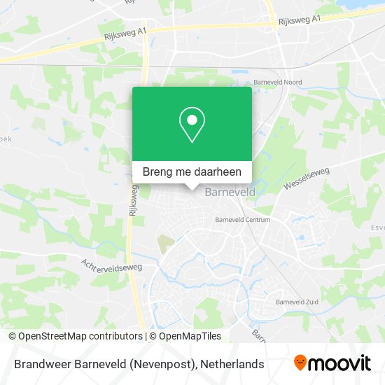 Brandweer Barneveld (Nevenpost) kaart