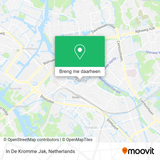 In De Kromme Jak kaart