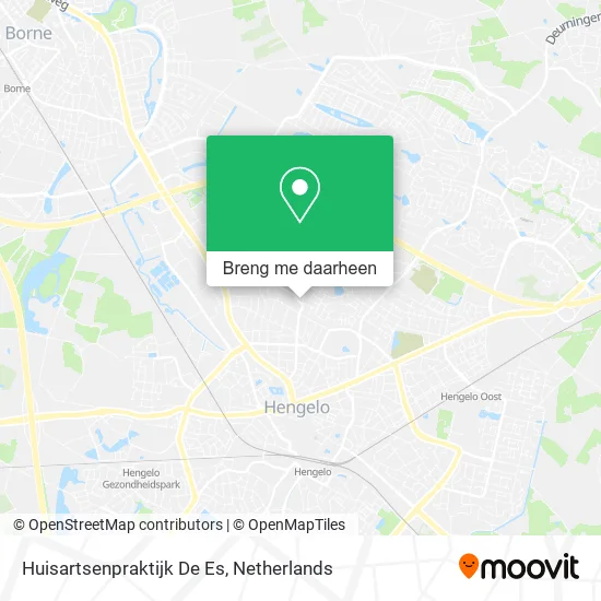Huisartsenpraktijk De Es kaart
