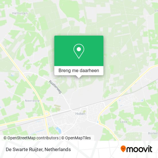 De Swarte Ruijter kaart