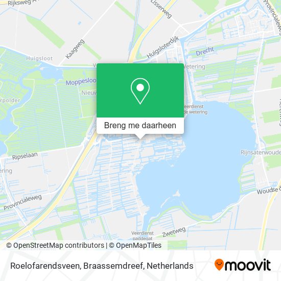 Roelofarendsveen, Braassemdreef kaart