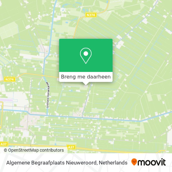 Algemene Begraafplaats Nieuweroord kaart