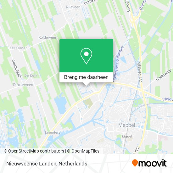 Nieuwveense Landen kaart