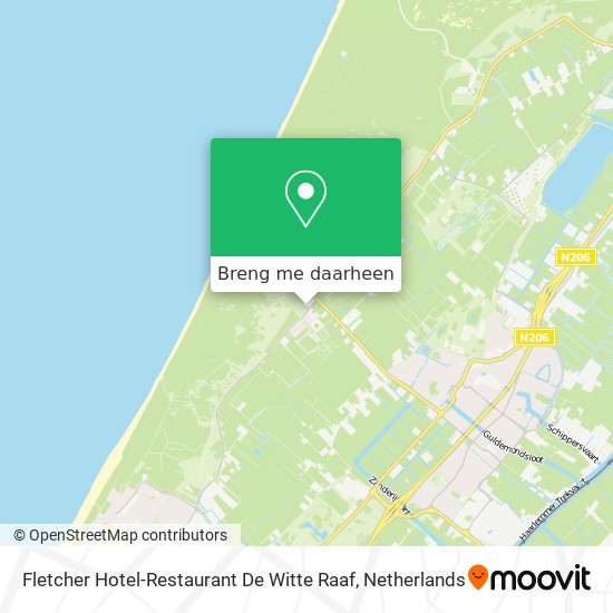 Fletcher Hotel-Restaurant De Witte Raaf kaart