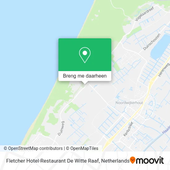 Fletcher Hotel-Restaurant De Witte Raaf kaart