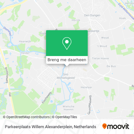 Parkeerplaats Willem Alexanderplein kaart