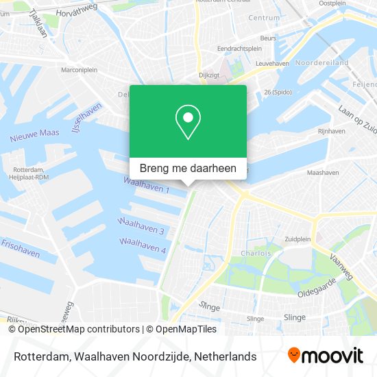 Rotterdam, Waalhaven Noordzijde kaart