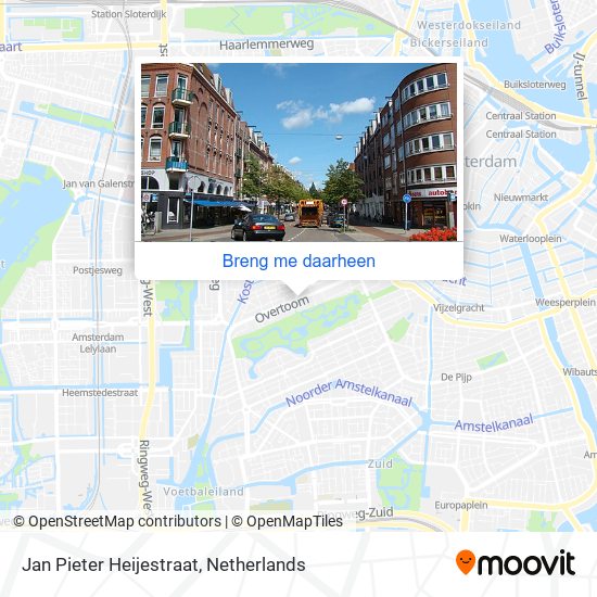 Jan Pieter Heijestraat kaart