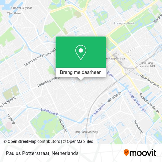 Paulus Potterstraat kaart