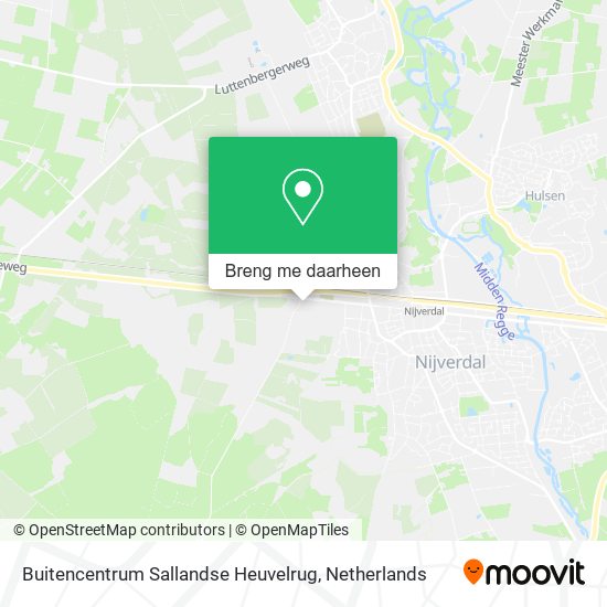 Buitencentrum Sallandse Heuvelrug kaart